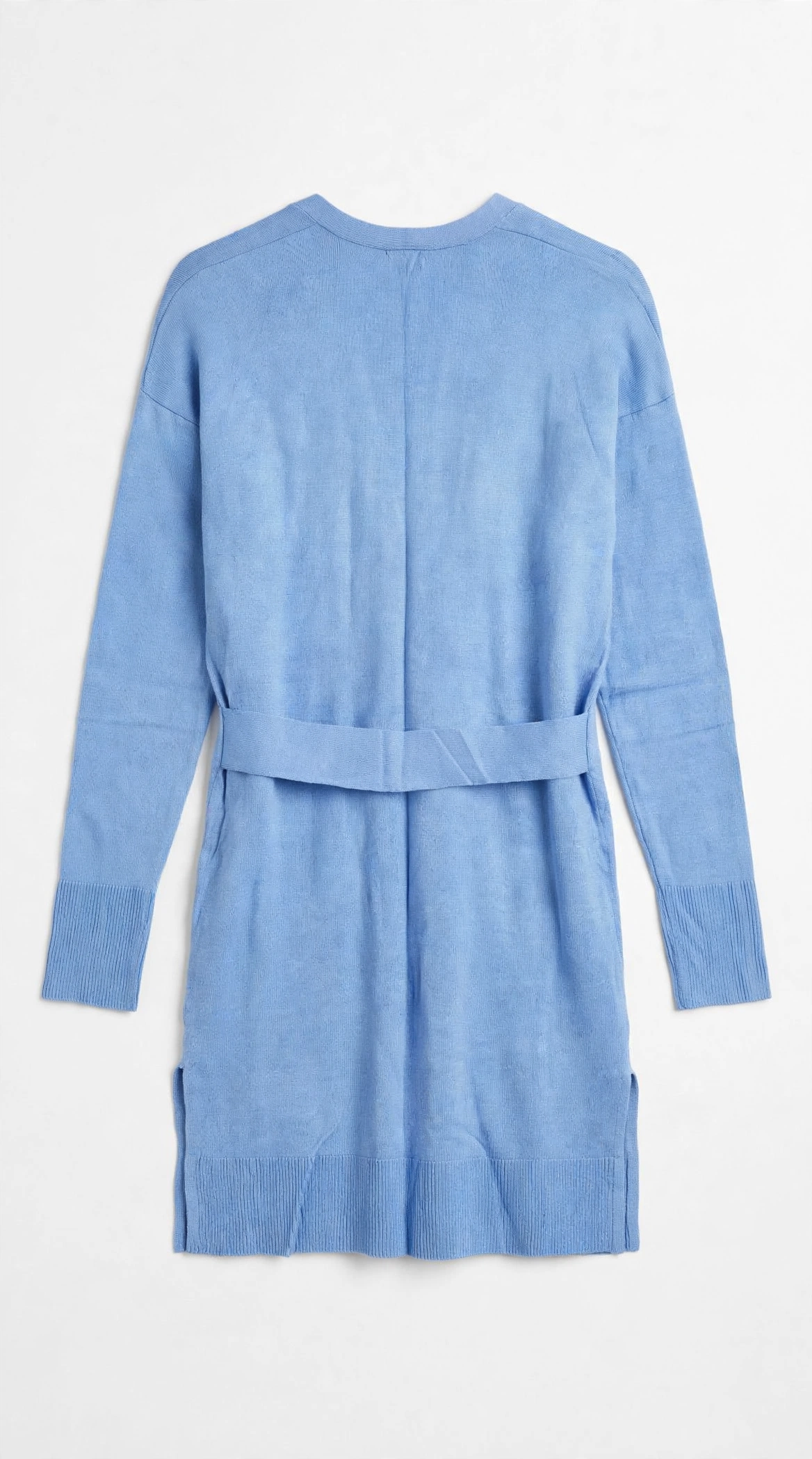a.n.a Light Blue Tie-Belt Knit Cardigan (Size XS)
