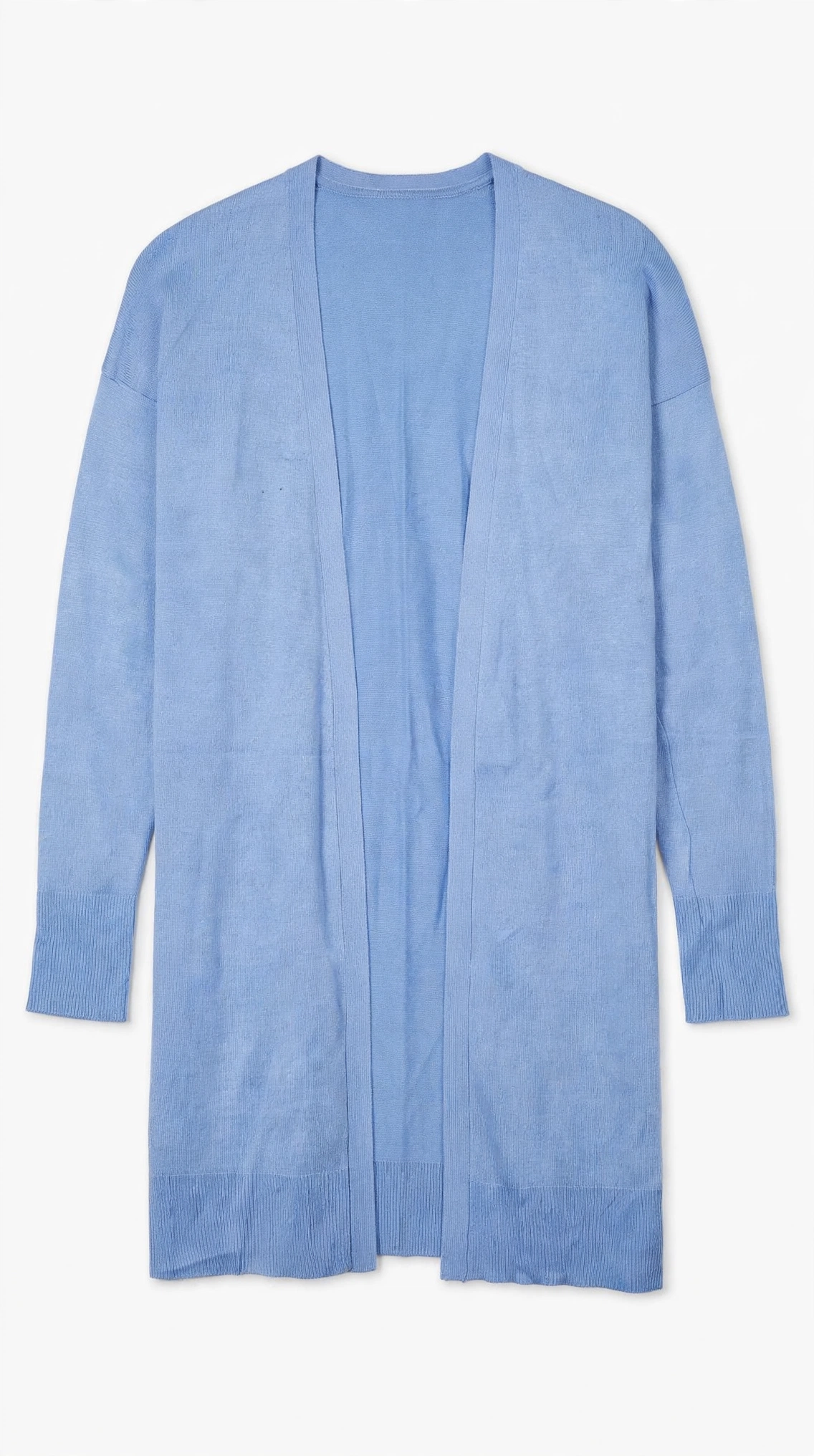 a.n.a Light Blue Tie-Belt Knit Cardigan (Size XS)