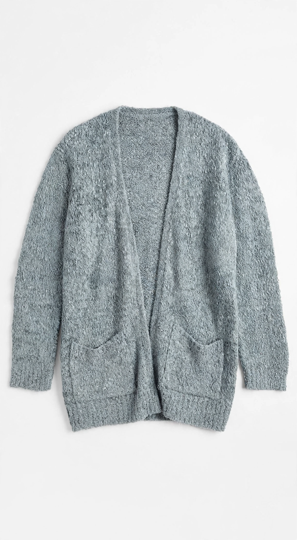 George Grey Boucle Knit Pocket Cardigan (Size UK 18)