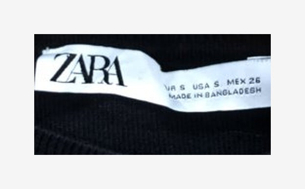 Original garment label
