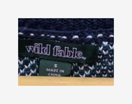 Original garment label