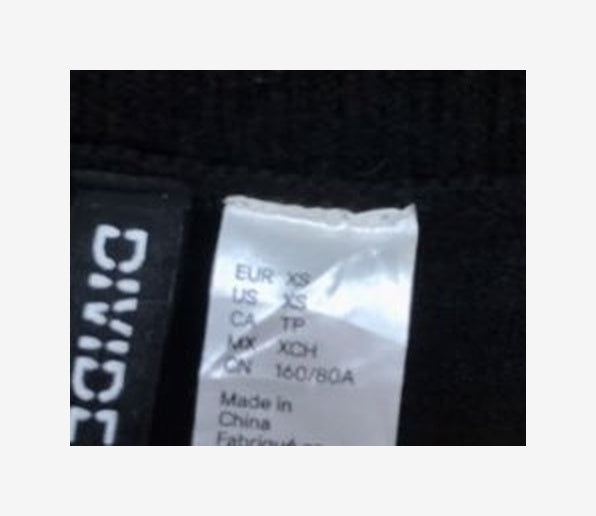 Original garment label
