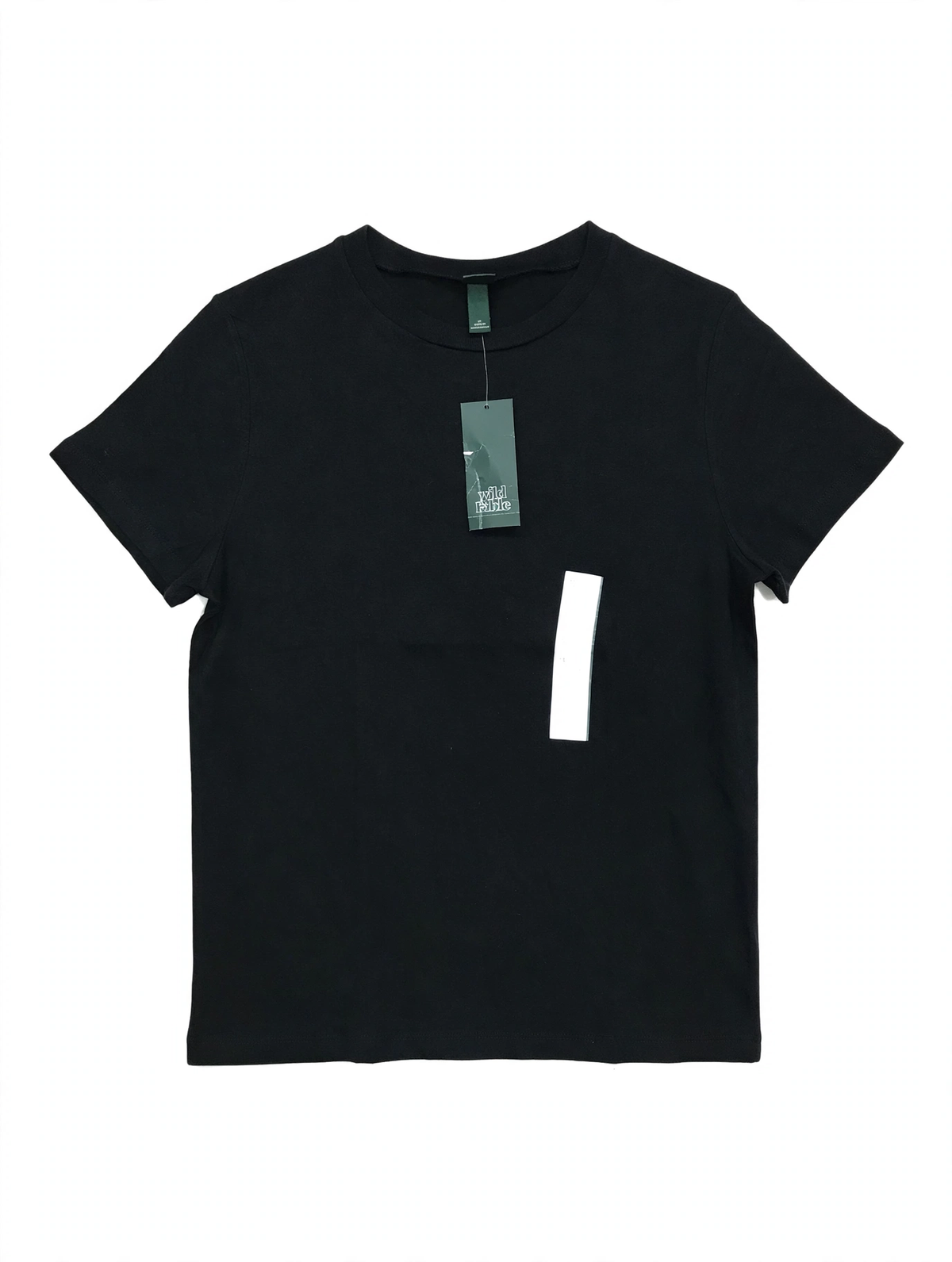Wild Fable Crew Neck T-Shirt – Black (Size M)