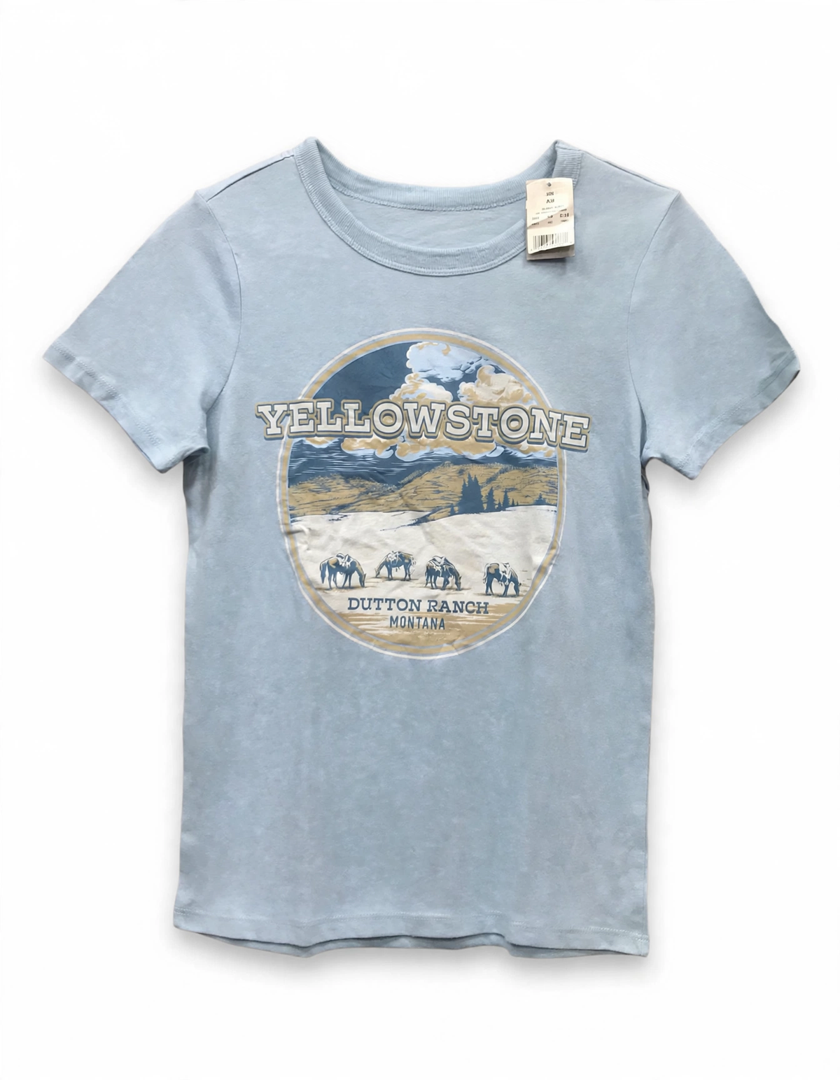 Yellowstone Dutton Ranch Montana graphic t-shirt - front