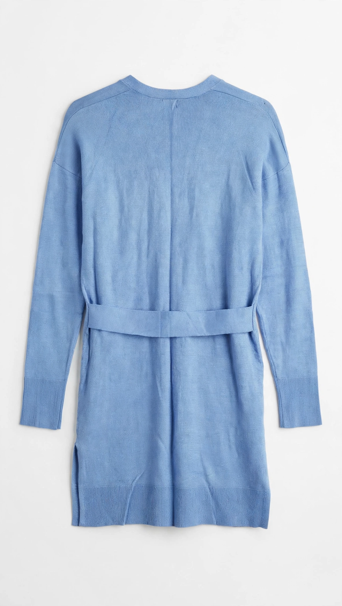 a.n.a Light Blue Tie-Belt Knit Cardigan (Size XS)