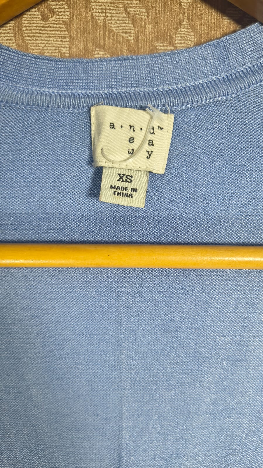 a.n.a Light Blue Tie-Belt Knit Cardigan (Size XS)