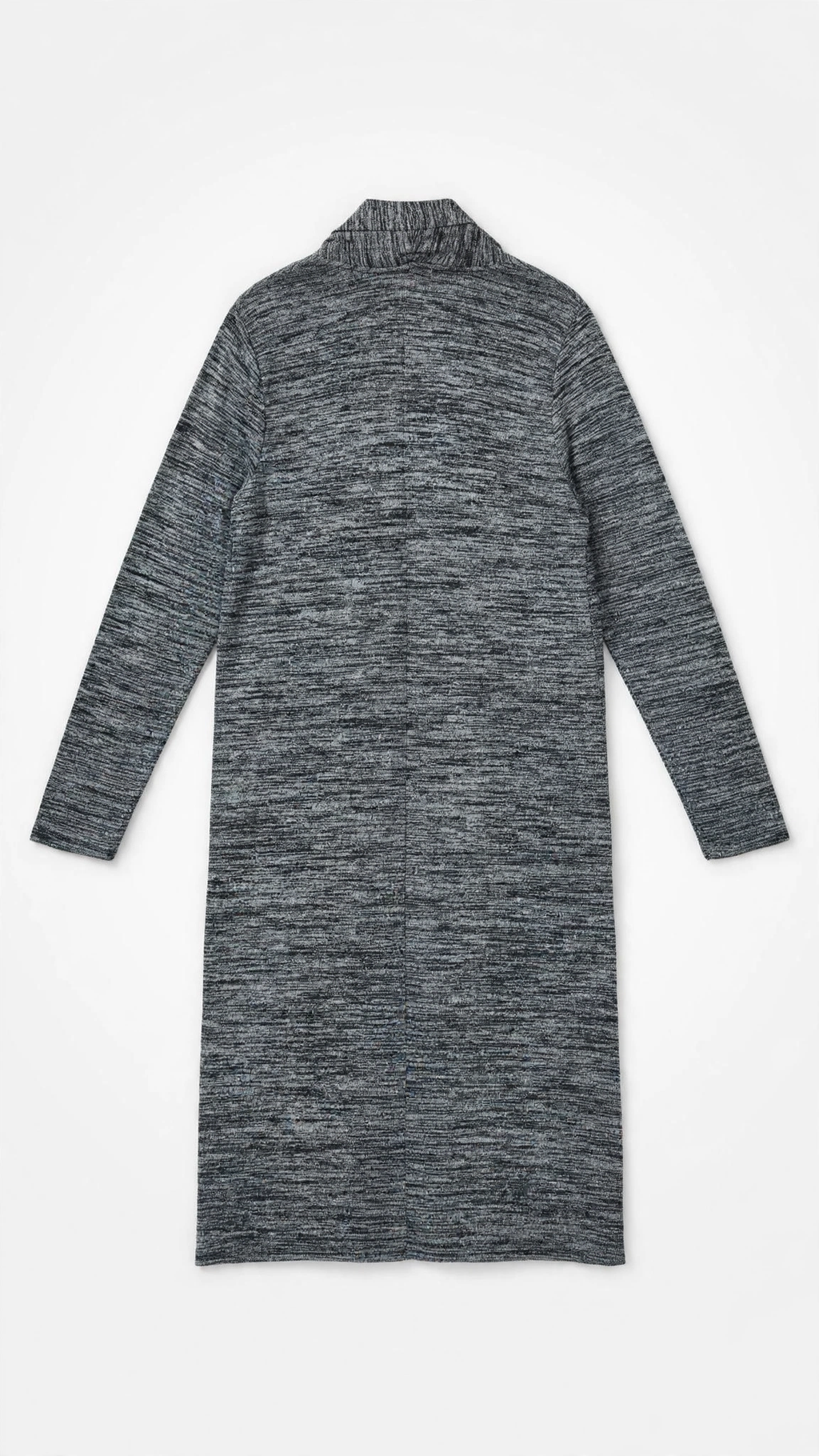 Contemporaine Grey Marle Long Pocket Cardigan (Size M)
