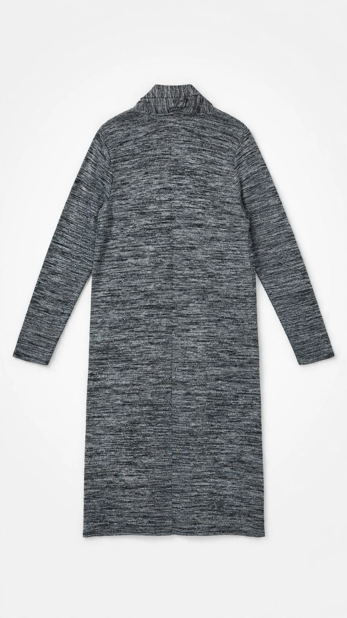 Contemporaine Grey Marle Long Pocket Cardigan (Size M)