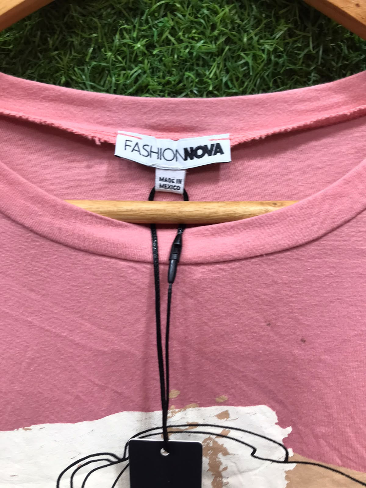 Fashion Nova Love Yourself Graphic T-Shirt – Mauve (Oversized)