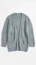 George Grey Boucle Knit Pocket Cardigan (Size UK 18)