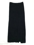 Anko black ribbed-knit wide-leg trousers