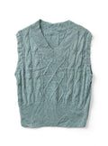 moon & madison Mint Green Cable-Knit Sweater Vest (Size S)