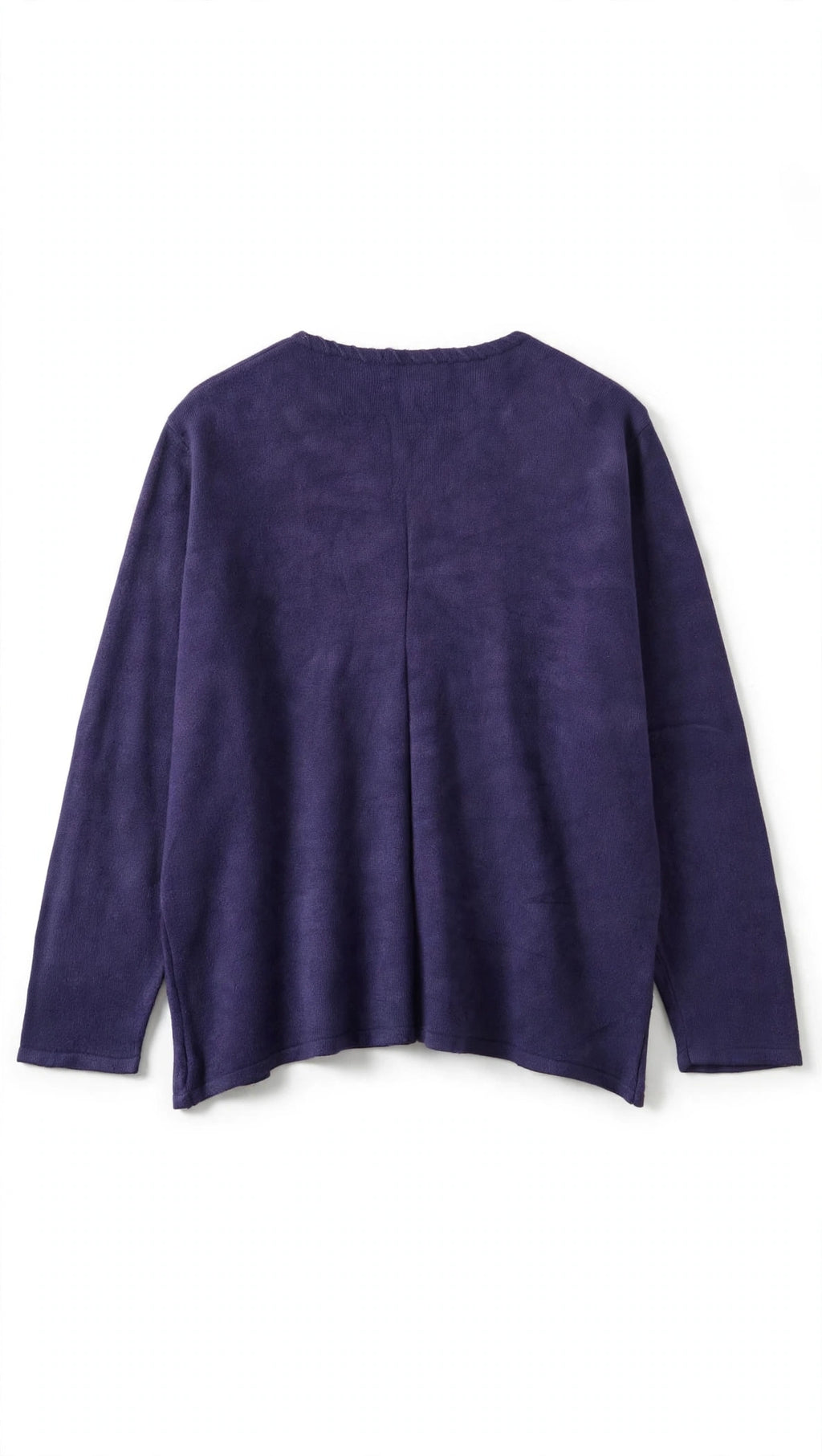 Sag Harbor Woman Purple Knit Cardigan (Size 1X)