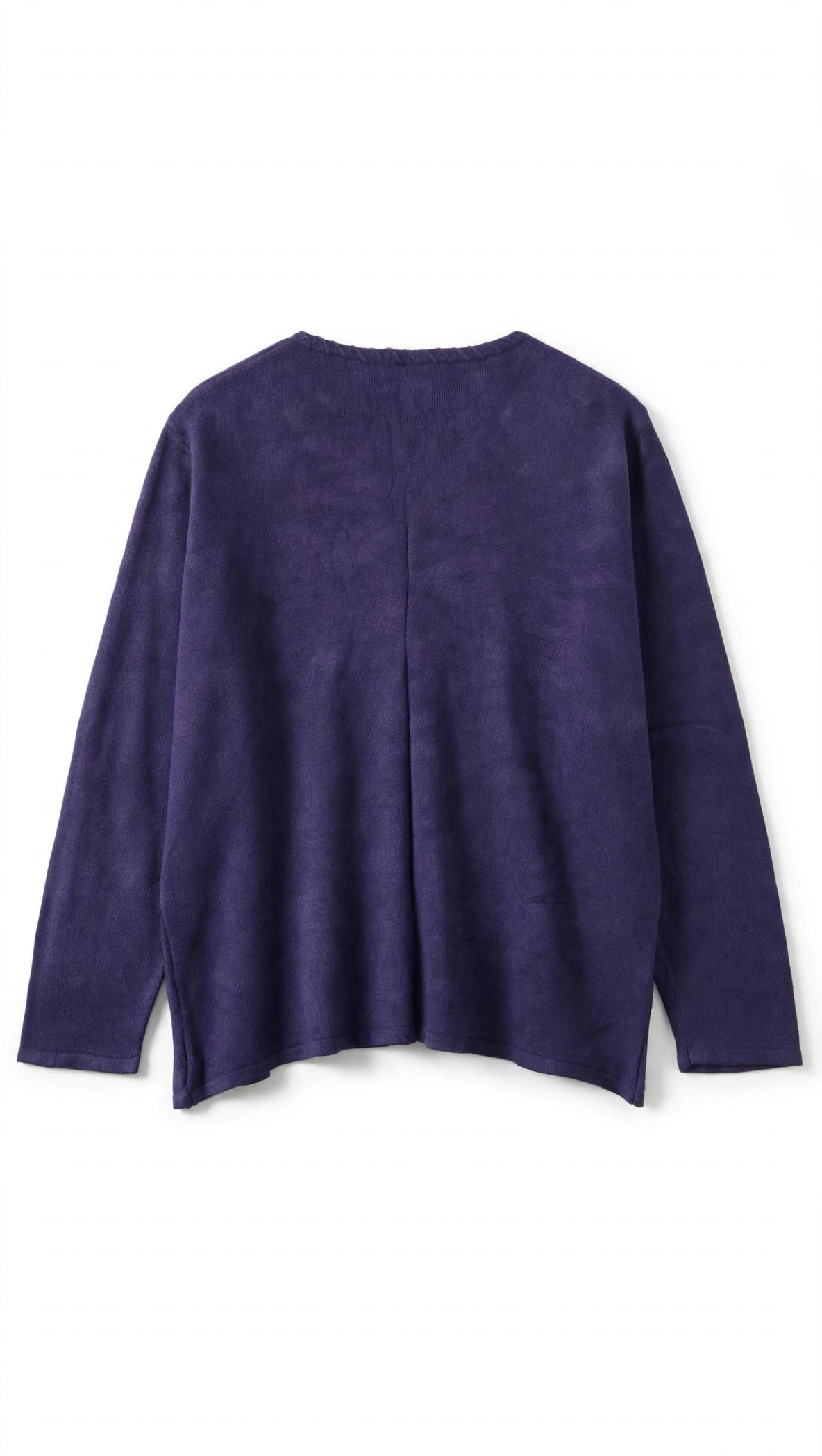 Sag Harbor Woman Purple Knit Cardigan (Size 1X)
