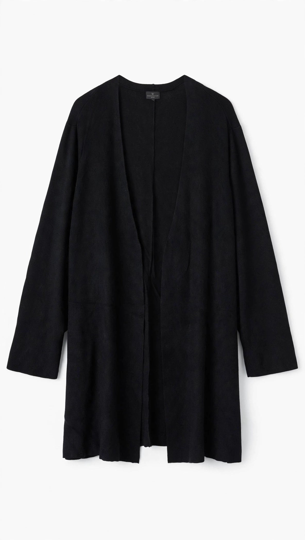 Worthington Woman Black Open-Front Knit Cardigan (Size 4X)