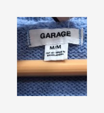 Original garment label