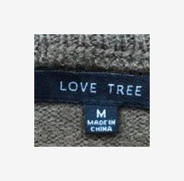 Original garment label