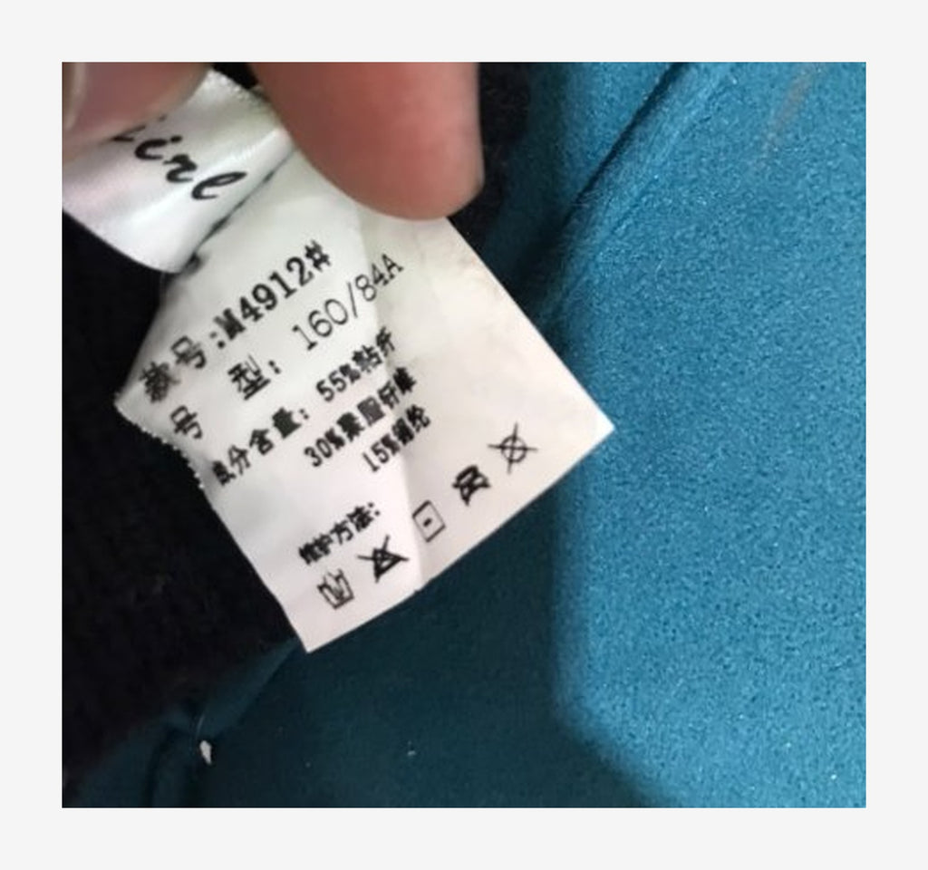 Original garment label