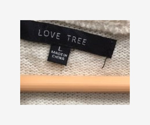 Original garment label