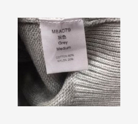 Original garment label