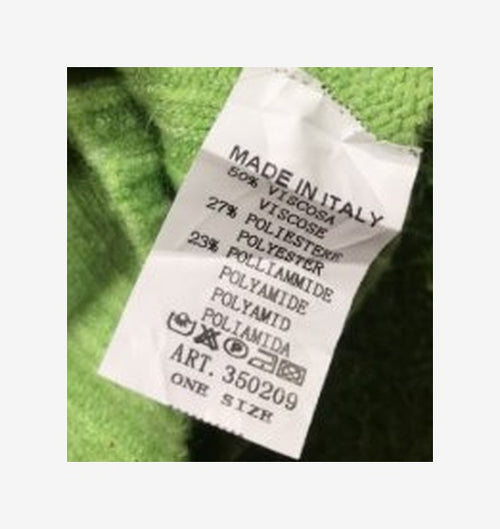 Original garment care tag