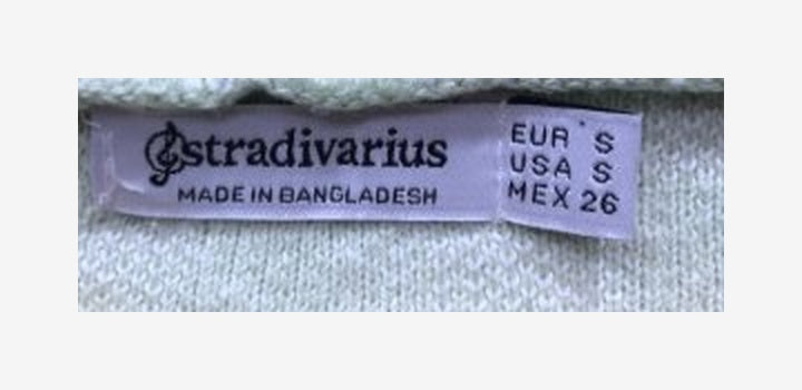 Original garment label