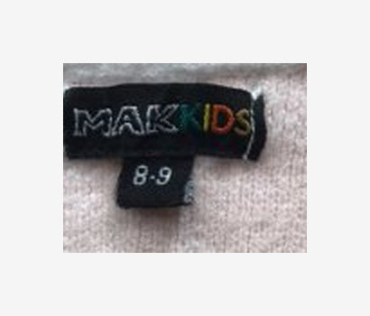 Original garment label