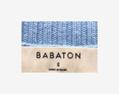 Original garment label