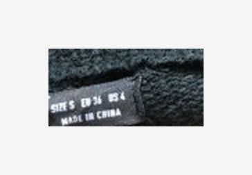Original garment label