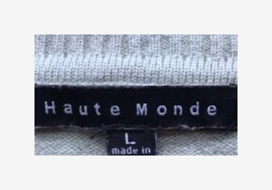 Original garment label