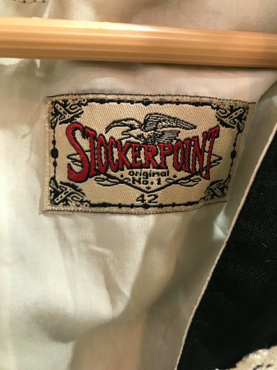 Stockerpoint Dirndl Blouse – Black/Cream (Size EU 42)