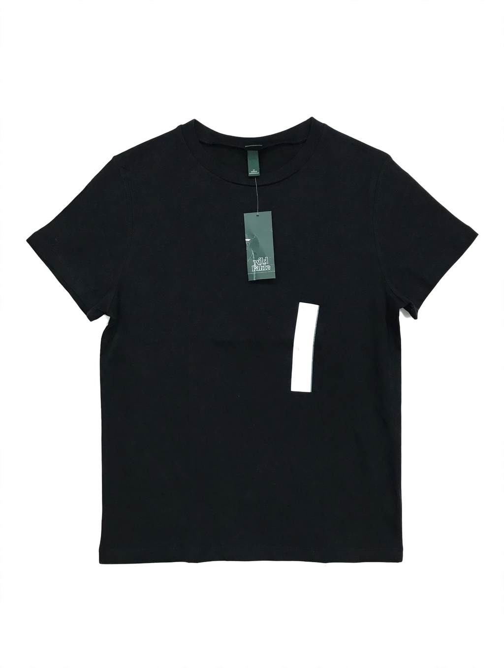 Wild Fable Crew Neck T-Shirt – Black (Size M)